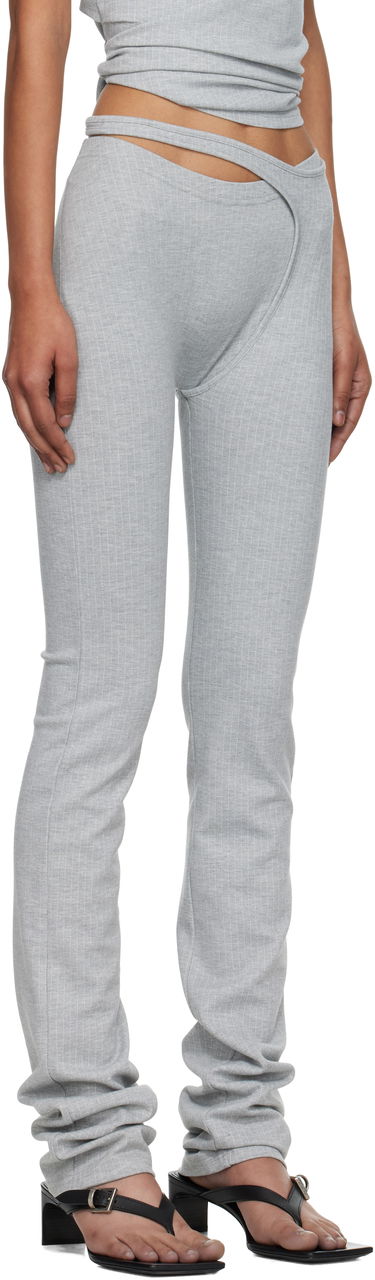 Pajkice Ottolinger Ottolinger Ada Pinstriped Leggings Siva | 102-800603-04, 1