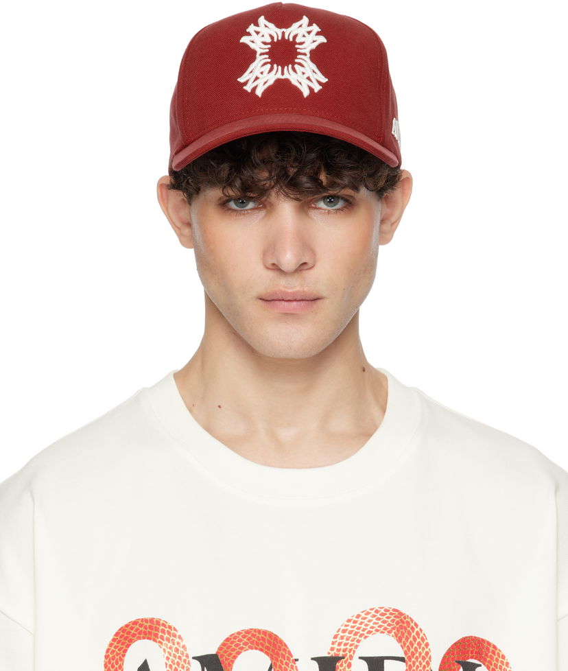 Kapa AMIRI 'MA' Quad Canvas Cap Rdeča | AMHACP1034