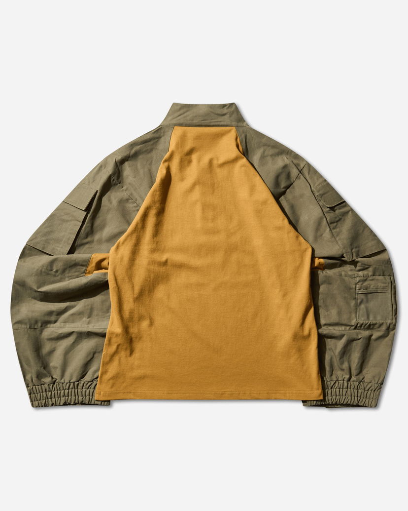 Srajce Martine Rose Shrunken Utility Sleeve Shirt Zelena | 669JE06718