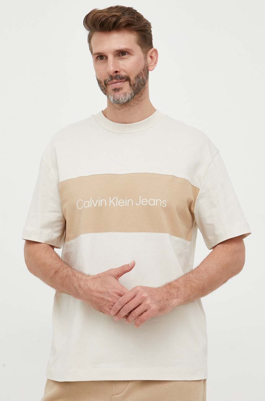 Majica CALVIN KLEIN Tee Bež | J30J323760, 0