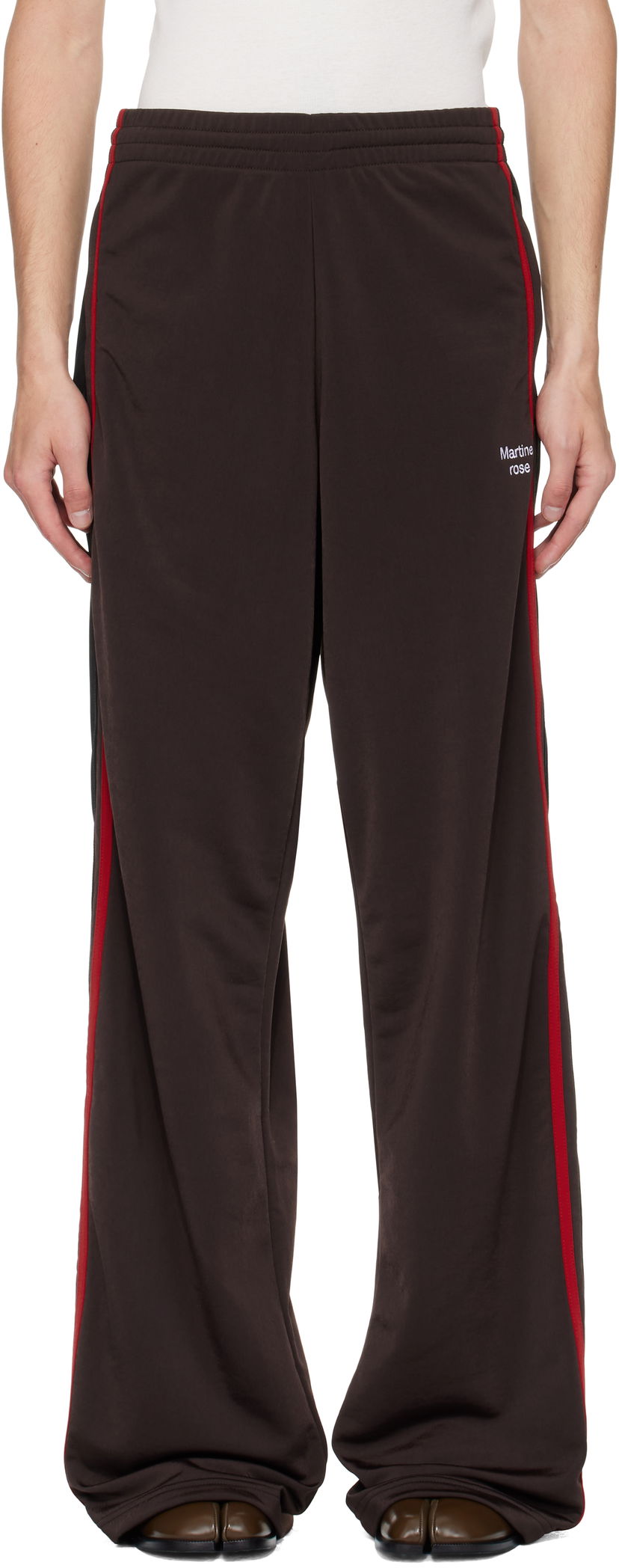 Trenirka Martine Rose Martine Rose Wide Leg Track Pants Rjava | 167JT12722