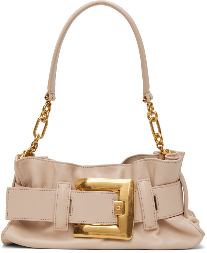 Torbica Balmain Balmain Mini Anthem Shoulder Bag Bež | EN0AE994LMXL