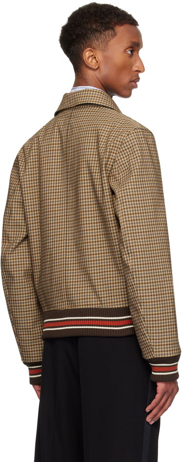 Bomber jakna Wales Bonner Wales Bonner Homecoming Varsity Bomber Jacket Rjava | UA24JA10-CO03-8890, 2