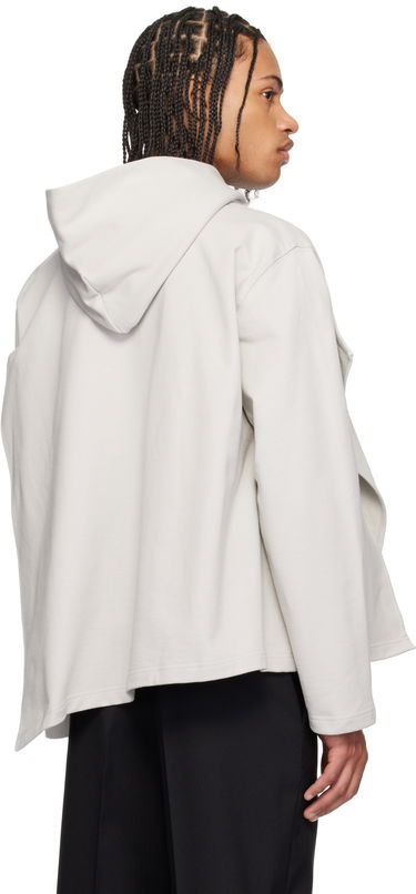 Pulover Craig Green Craig Green Stone Asymmetrical Hoodie Siva | CGSS25CJEHDY13, 2