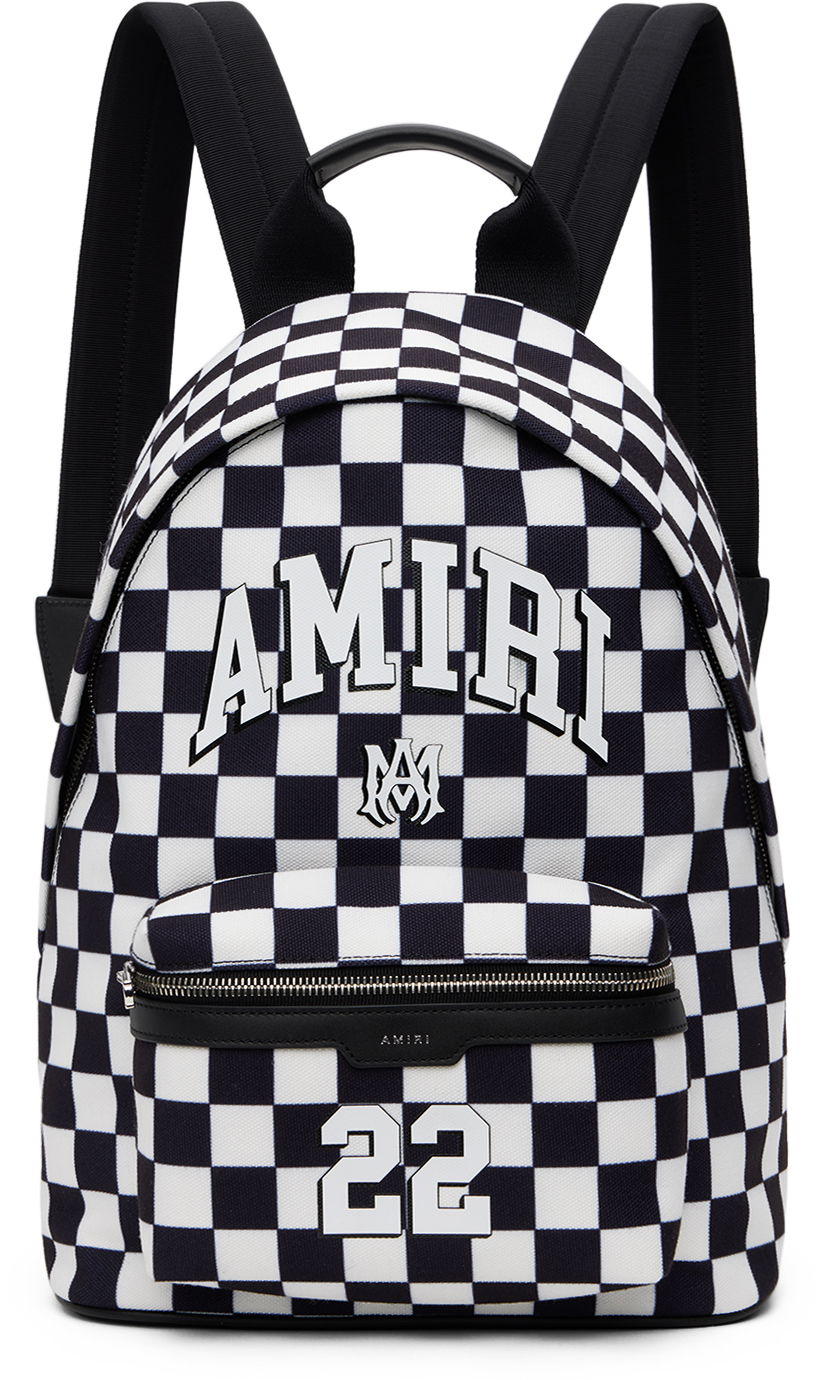 Nahrbtnik AMIRI Amiri 22 Checkered Backpack Večbarvna | AKBGBP1002