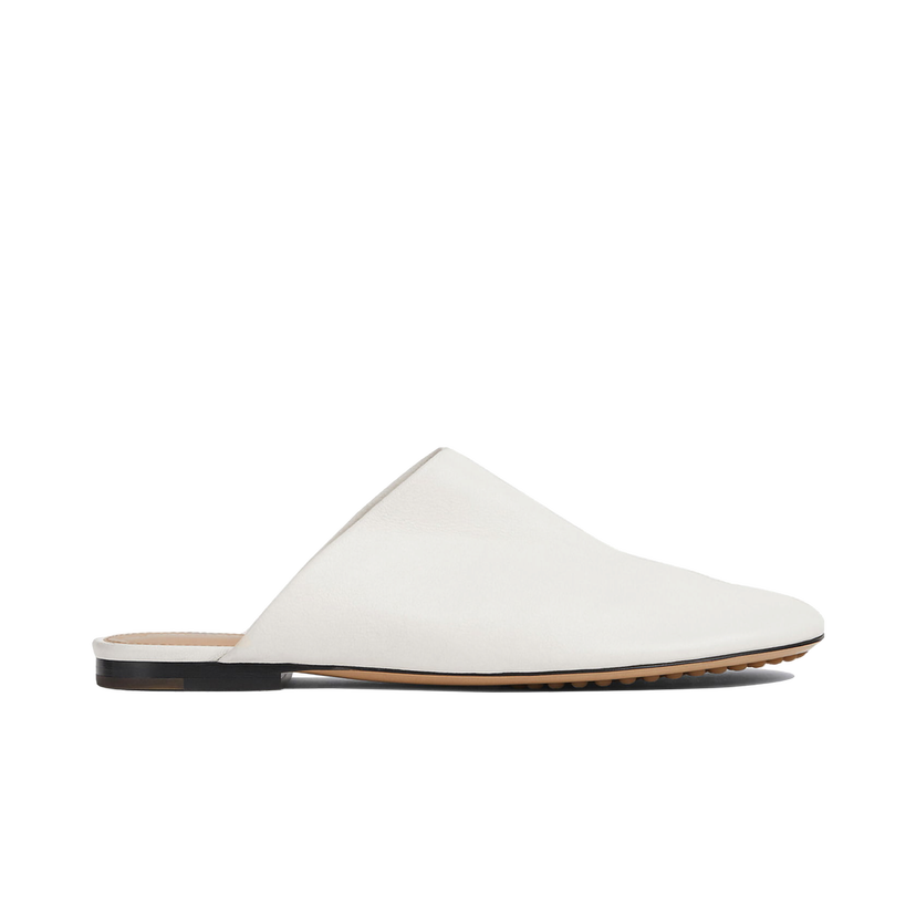 Superge in čevlji Bottega Veneta Dot Sock Leather Mules Bela | 667185VBP409013