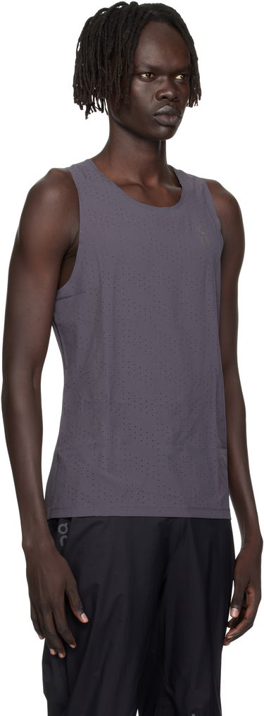 Majica brez rokavov On Running Race Tank Top Siva | 1MF10152343, 1