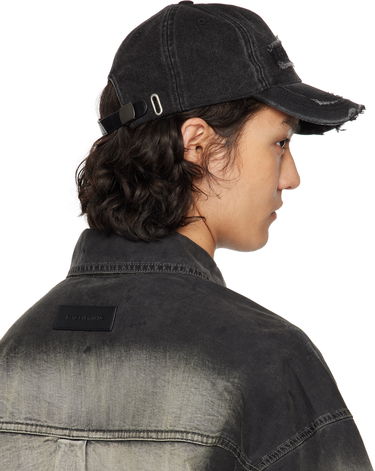 Kapa Feng Chen Wang Feng Chen Wang Denim Baseball Cap Črna | FUS19AC02, 4