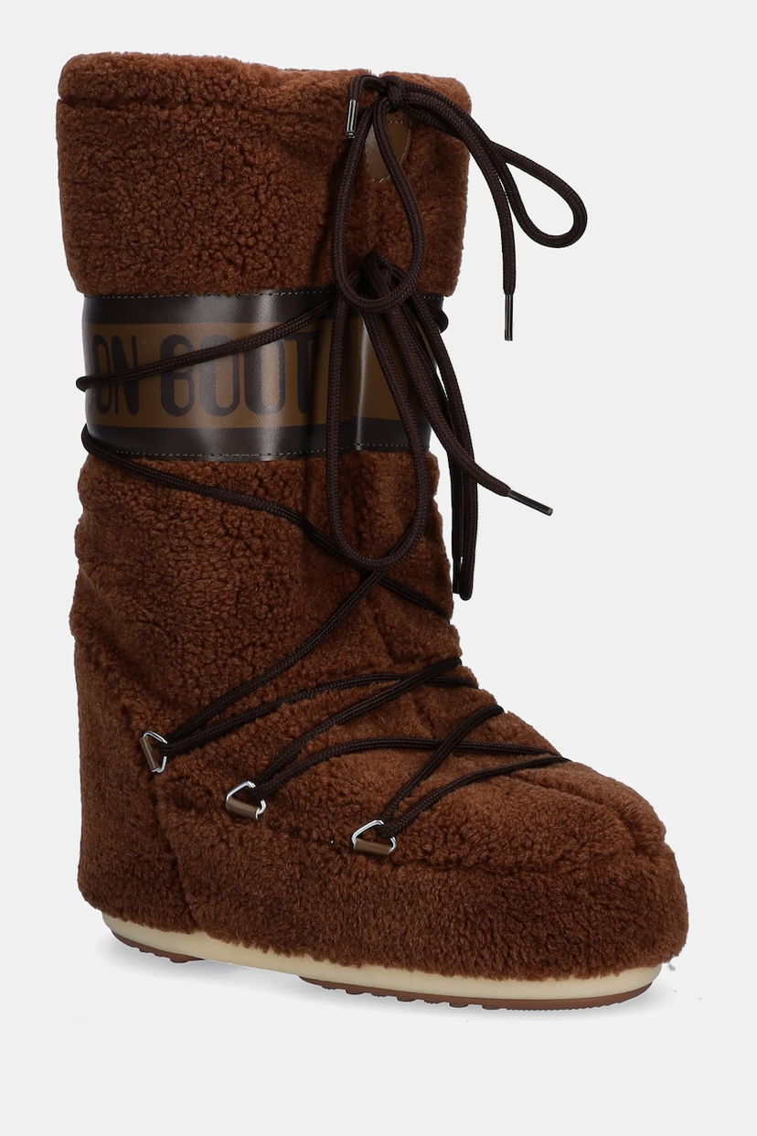 Superge in čevlji Moon Boot MB ICON FLEECE Teddy Boots Rjava | 80D1403080.M004