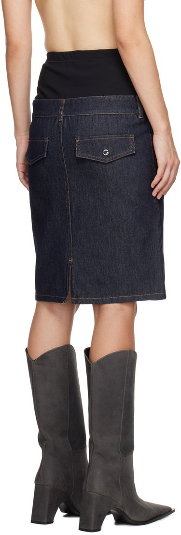 Krila Coperni Coperni Hybrid Denim Midi Skirt Modra | COPJ62F2011, 2