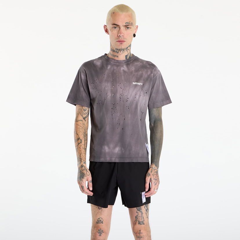 Majica Satisfy MothTech T-Shirt Sun Bleached Shark Siva | 11006-SBSH-SAB