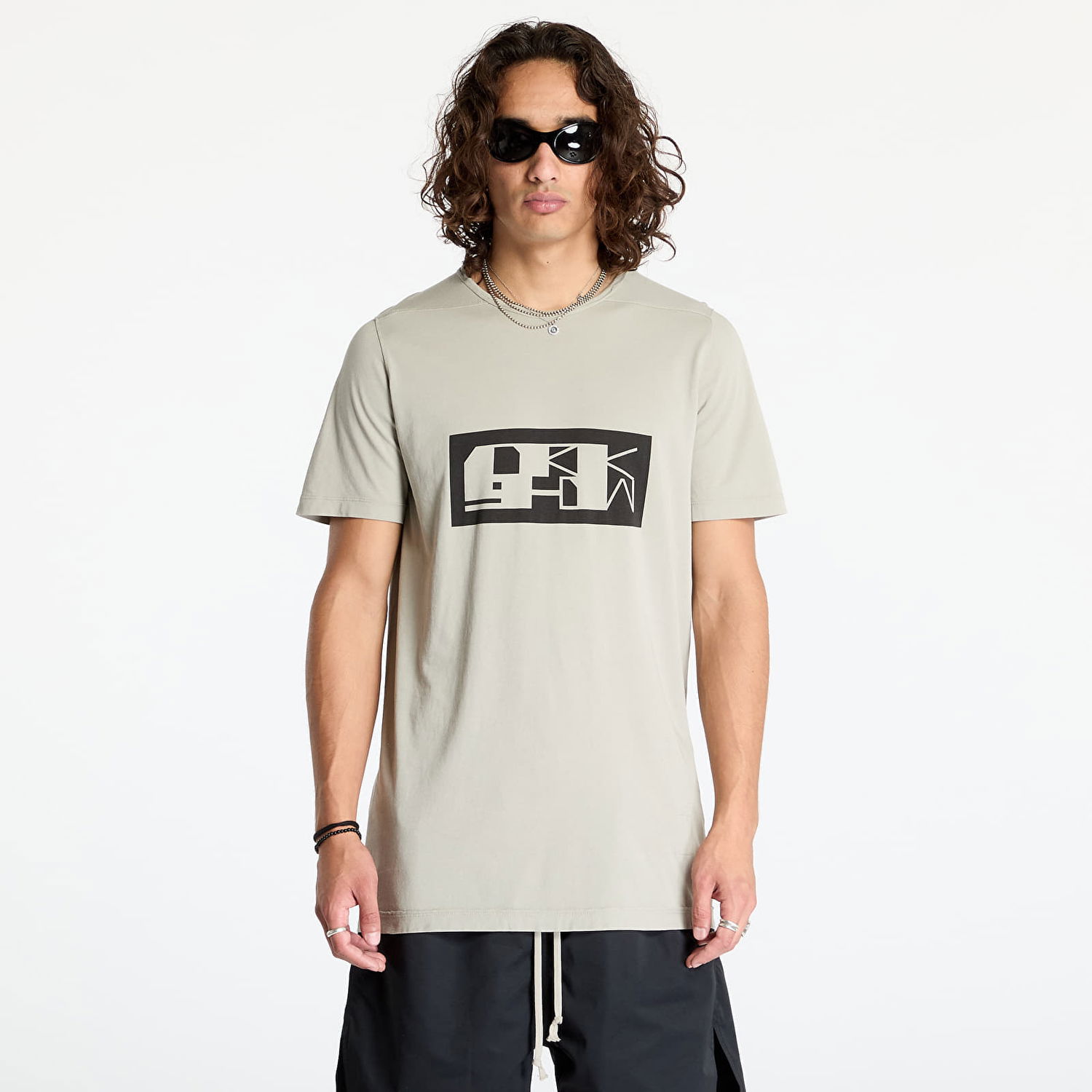 Majica Rick Owens DRKSHDW Knit Level T-Shirt Bež | DU02D2250 RNEP2P 0809, 0