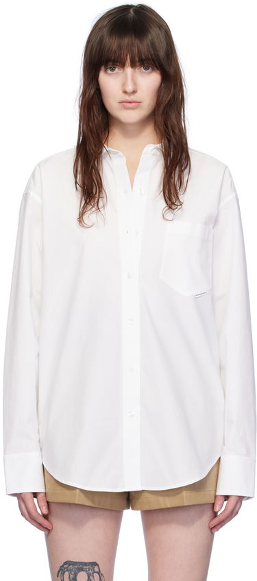 Srajce Alexander Wang Pocket Shirt Bela | 4WC2241482, 0