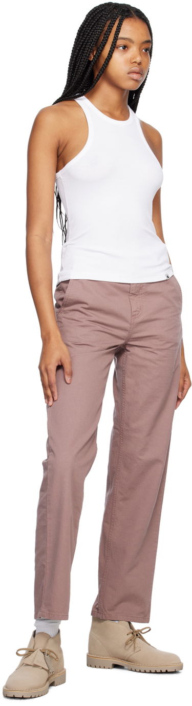 Hlače Carhartt WIP Pierce Cotton Straight Leg Pants Lila | I026588, 3