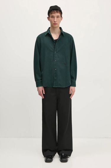 Srajce 032C 032c Goya Denim Shirt Regular Fit Zelena | F24.URD.1341.450, 4