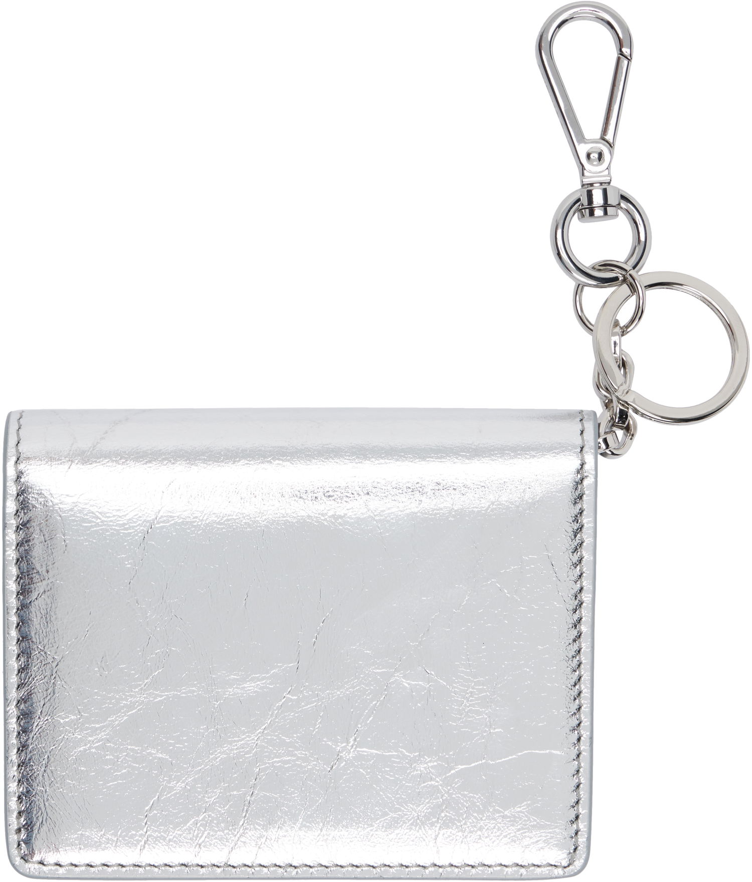 Obeski za ključe Acne Studios Acne Studios Folded Leather Wallet Keychain Kovinski | CG0285-, 1