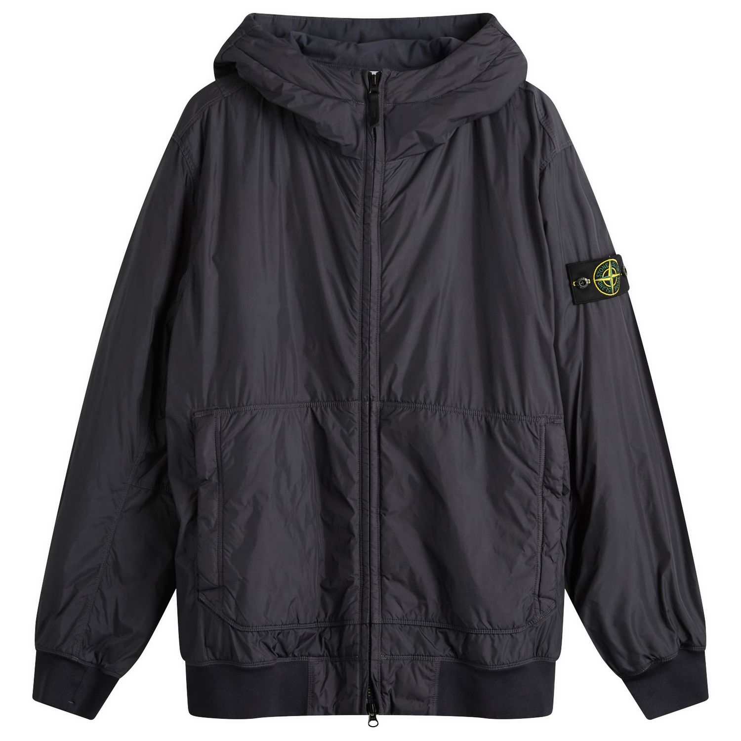 Jakna Stone Island Crinkle Reps Nylon Hooded PrimaLoft Jacket, Size Large Črna | K2S154100013-V0026, 0