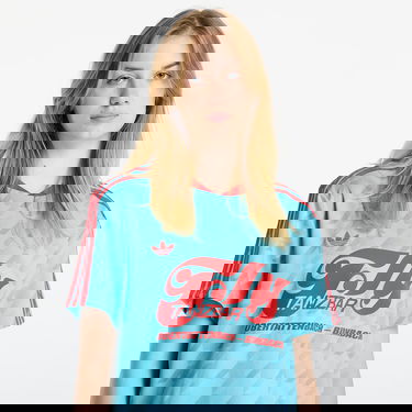 Dres adidas Performance Allover Print Graphic Football Jersey Turkizna | JW2771, 1