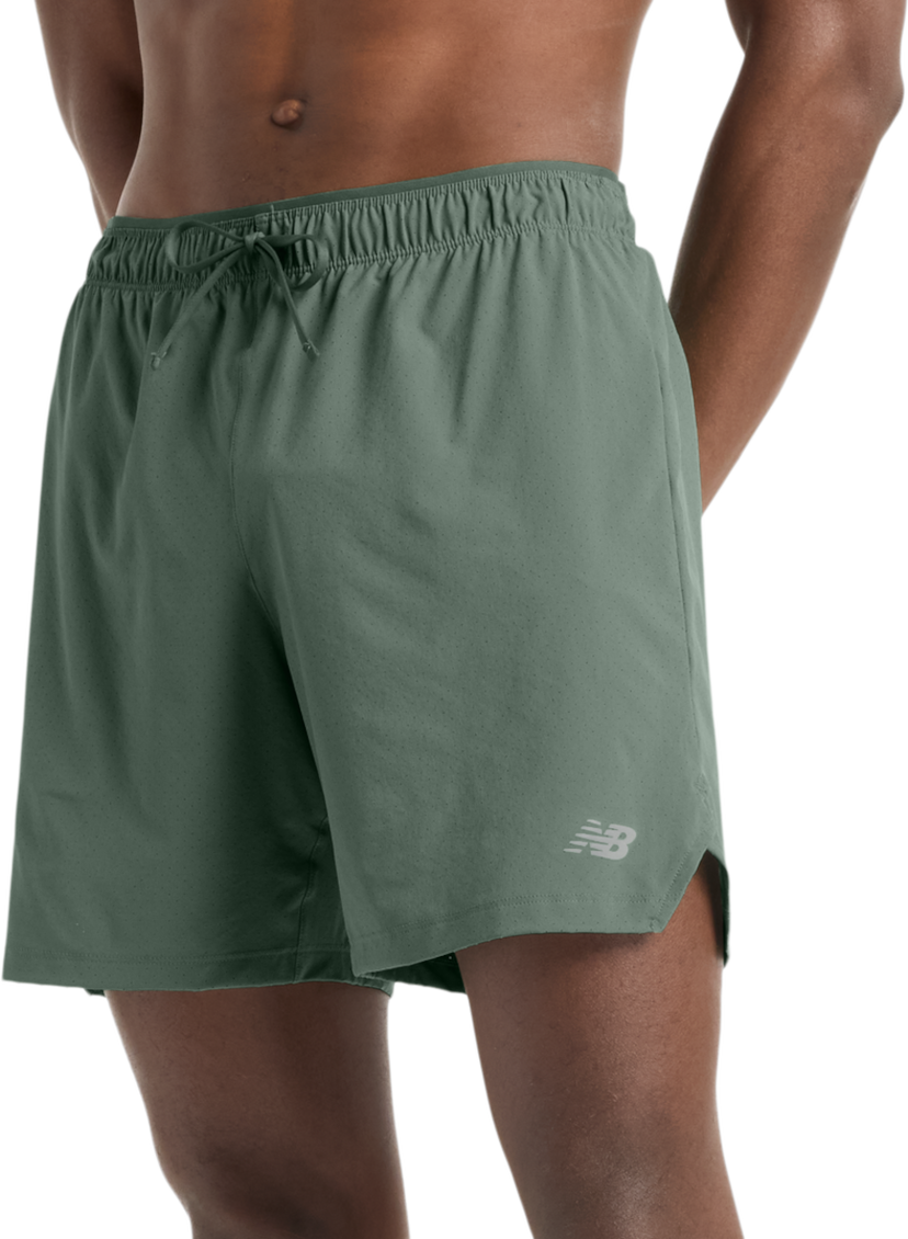 Kratke hlače New Balance RC 7" Shorts Zelena | ms41283-dkj