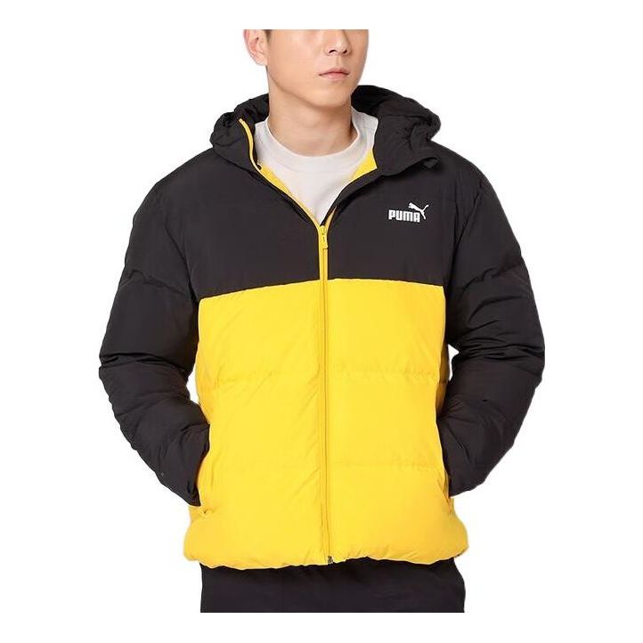 Puhovka Puma Logo Puffer Down Jacket Rumena | 534502-01