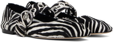 Nega čevljev Aeyde Aeyde Uma Eyelet Mary-Jane Ballerina Flats Črna | A11-FL-RKLS08FL159-SS25-100-070, 3