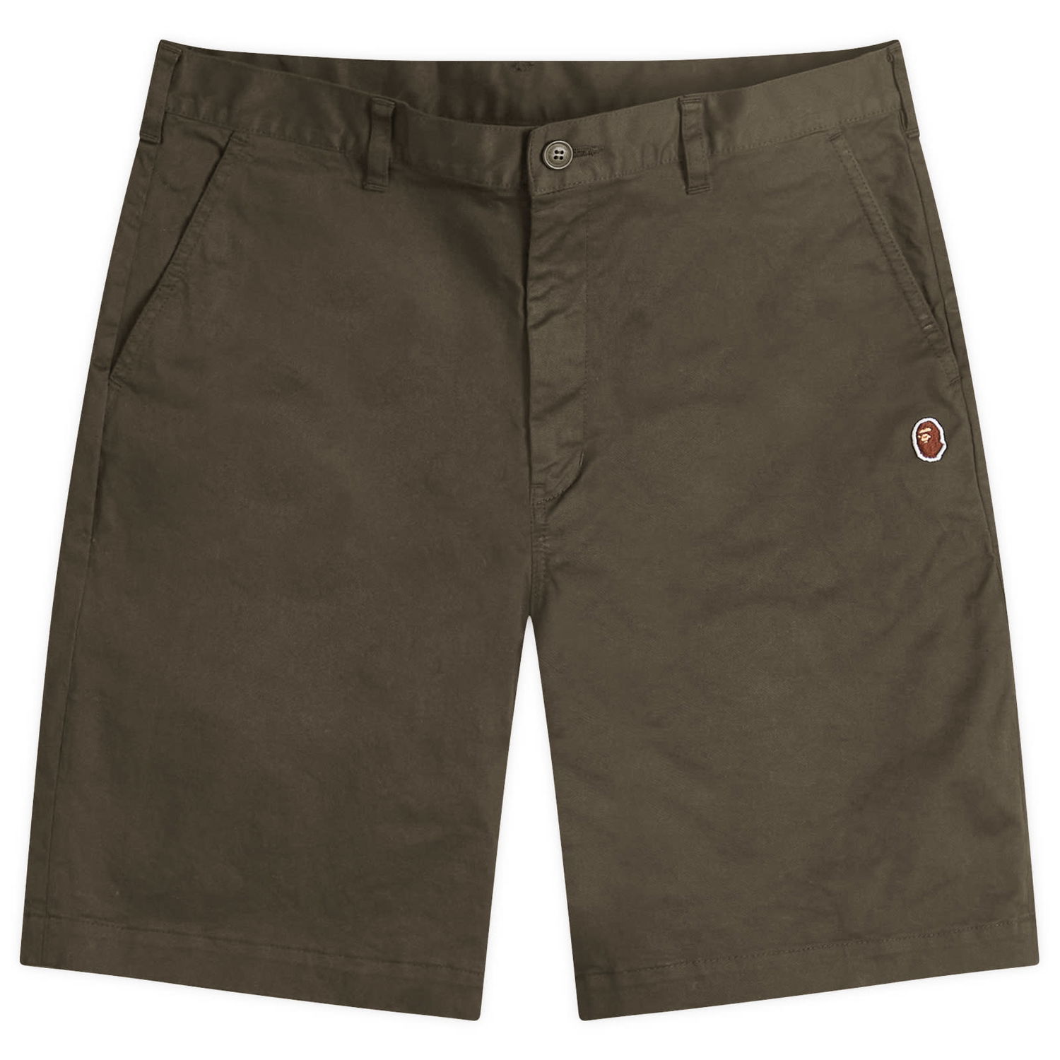 Kratke hlače BAPE A Bathing Ape One Point Chino Shorts Rjava | 001SPK301003M-OLV, 0