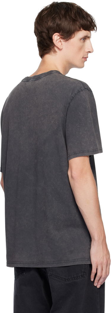 Majica ISABEL MARANT Hugo Graphic Print Crewneck T-shirt Črna | 25ATS0149HA-C3N05H, 2