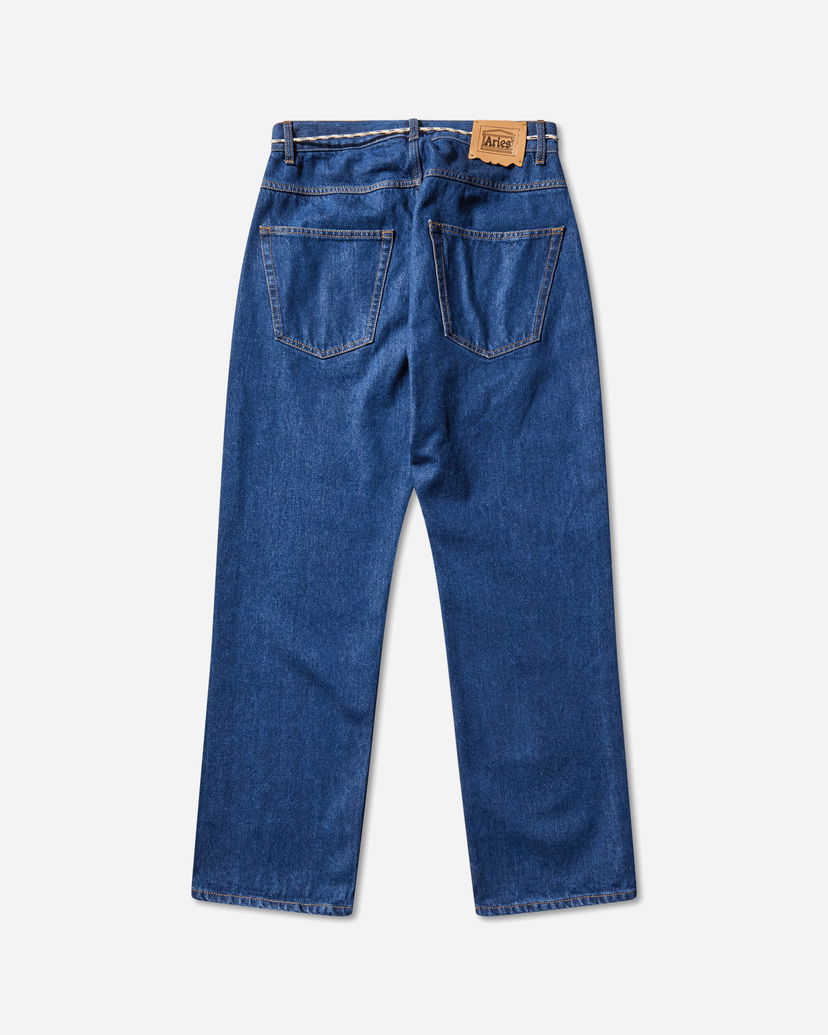 Kavbojke Aries Classic Batten Jeans Modra | AR3130004 Indigo