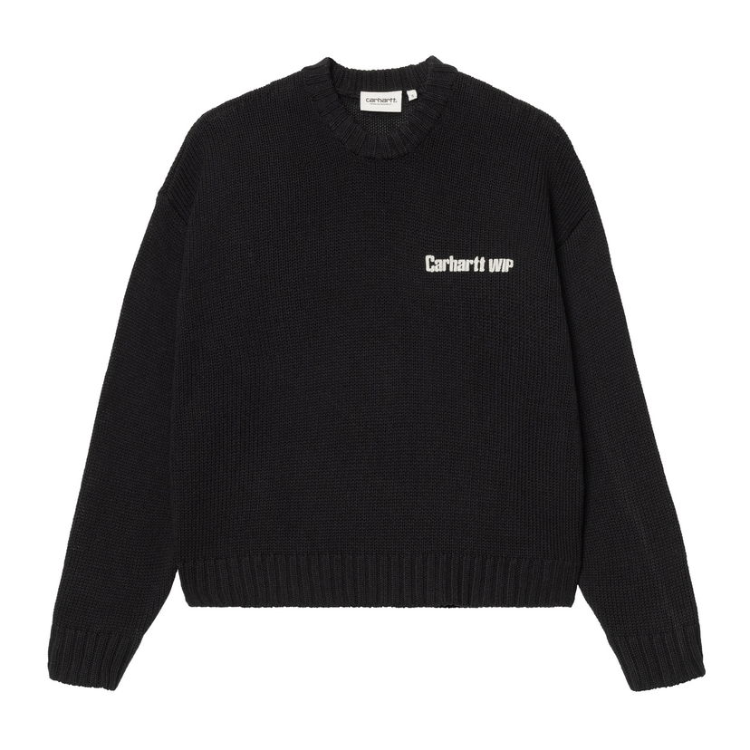 Pleteni pulover Carhartt WIP Growth Knit Sweater Črna | I035184_8