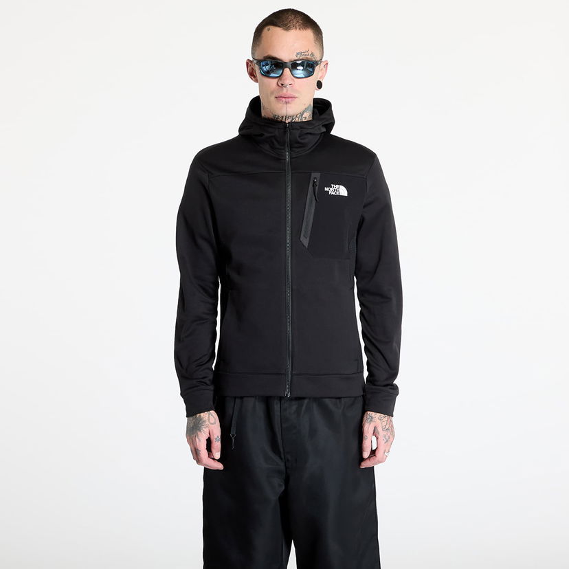 Pulover The North Face Mountain Athletics Full-Zip Fleece Hoodie Črna | NF0A893QJK31