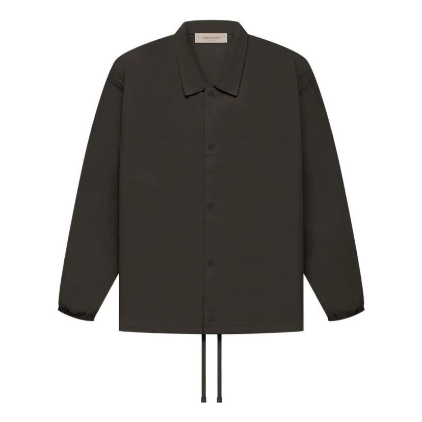 Vetrovka Fear of God Essentials Coaches Jacket Črna | FOG-FW22-709