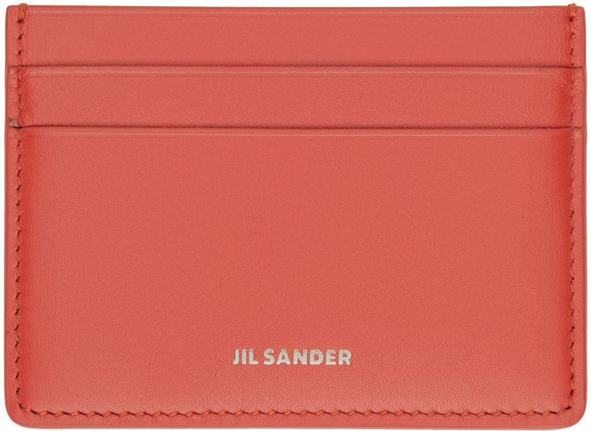 Denarnica Jil Sander Credit Card Holder Roza | J25VL0009_P5458, 0