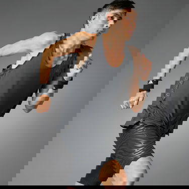 Majica brez rokavov adidas Performance Adizero Running Tank Top Siva | IW6105, 3