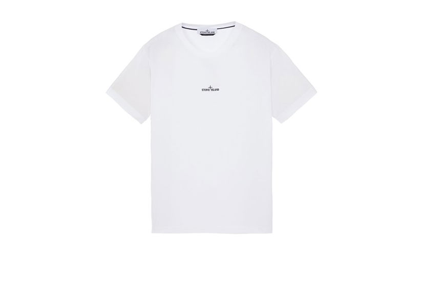 Majica Stone Island Institutional One Print T-shirt Bela | 2NS89