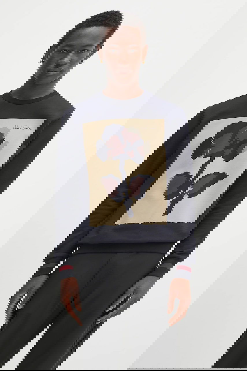 Pulover Paul Smith Paul Smith Floral Print Sweatshirt Mornarica | M1R.302S.TP4930, 0