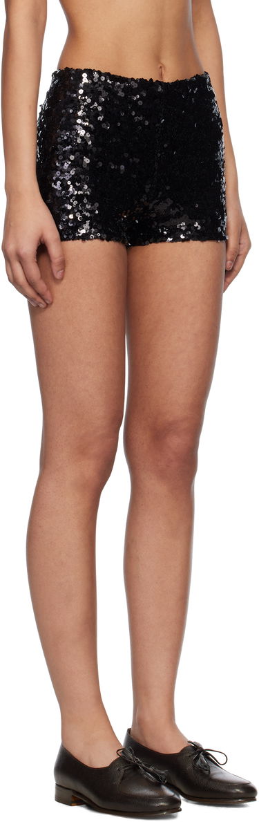 Kratke hlače Bode Bode Sequin Club Shorts Črna | WRS25BT067, 1