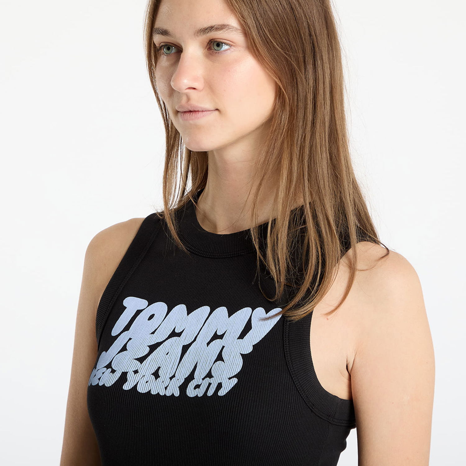 Obleke Tommy Hilfiger Tommy Jeans Tj Bubble Tank Dress Črna | DW0DW21351 BDS, 1