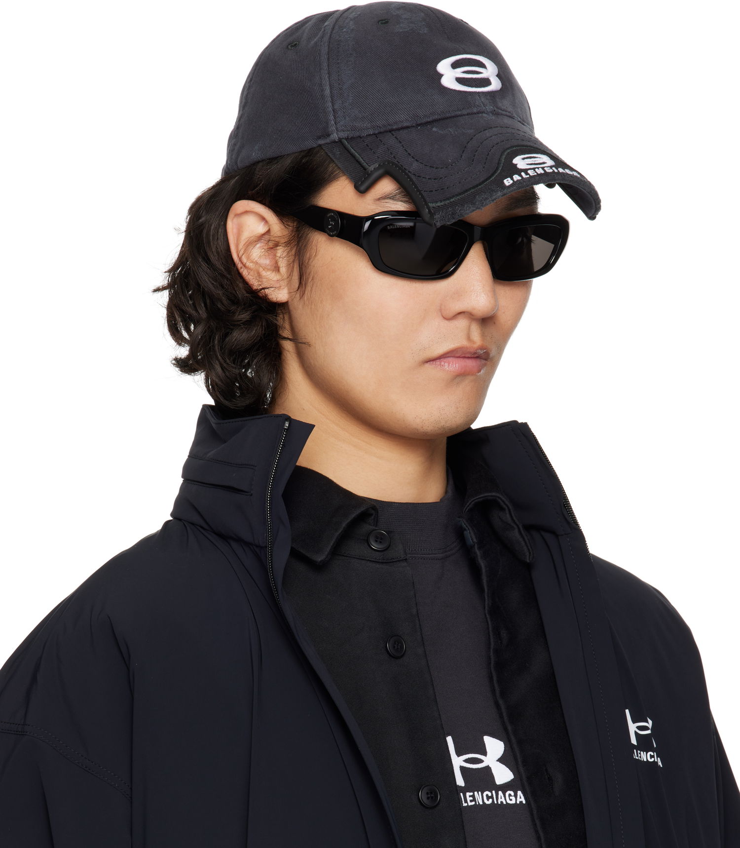 Kapa Balenciaga Balenciaga Unity Sports Icon Cap Črna | 808790410B2, 1