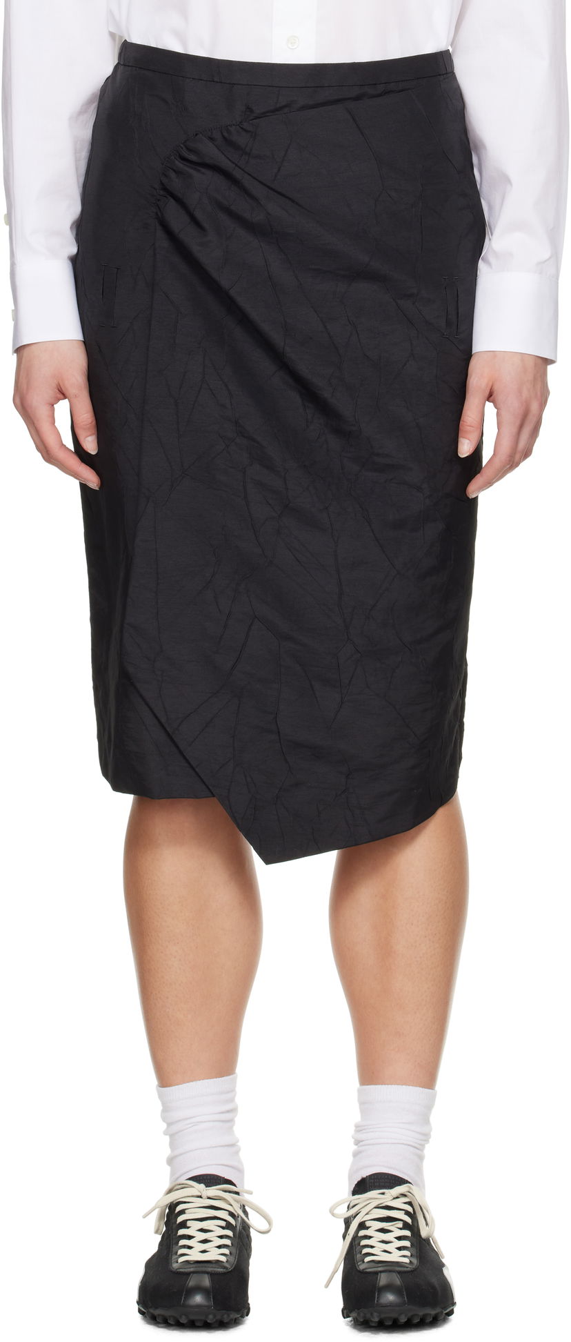 Krila ADER ERROR ADER error Midi Skirt Črna | BO01SSSK0201BK