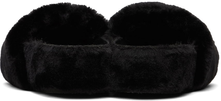 Superge in čevlji Stella McCartney Signature Fuzzy Slides Črna | 810234E00114, 1