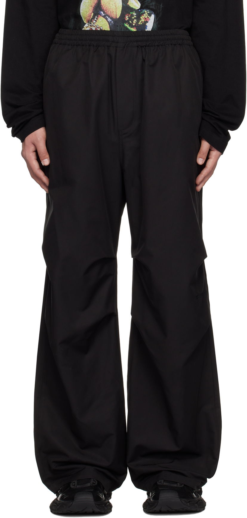 Trenirka We11done We11done Logo Track Pants Črna | WD-PT0-25-289-M-BK