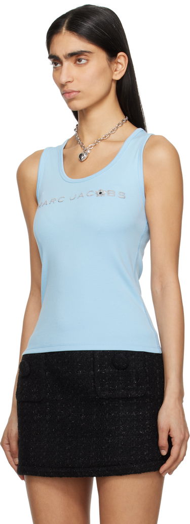 Majica brez rokavov Marc Jacobs Marc Jacobs Daisy Sequin Tank Top Modra | 2S5RTP080C11, 3