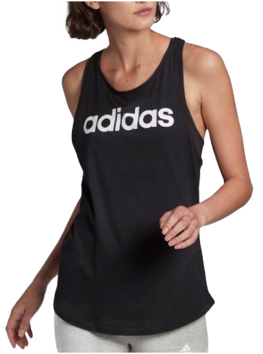 Majica brez rokavov adidas Performance Loungewear Essentials Loose Logo Črna | gl0566