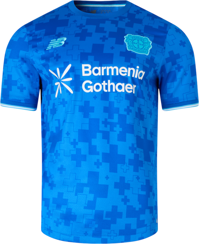 Dres New Balance Bayer 04 Leverkusen Third Jersey 2025/2026 Modra | mt230565-thd, 1