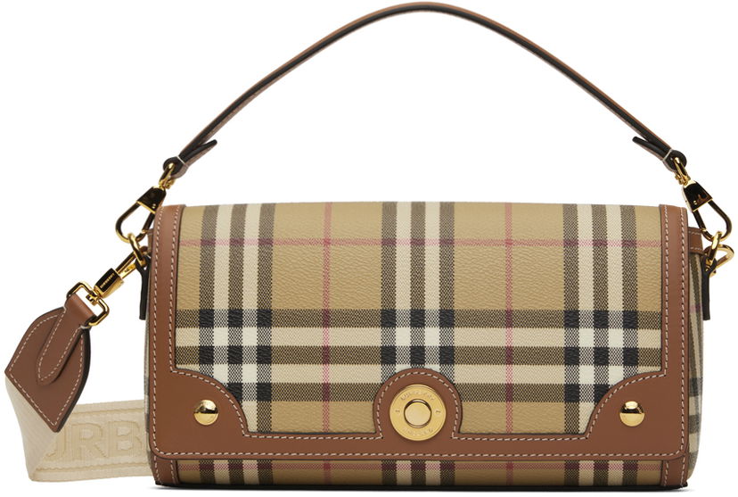 Oblačila Burberry Beige Small Note Crossbody Bag Bež | 8092048