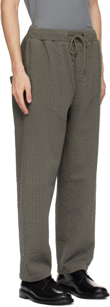 Hlače Craig Green Craig Green Embroidered Linestitch Trousers Zelena | CGAW25CWOTRS97, 1