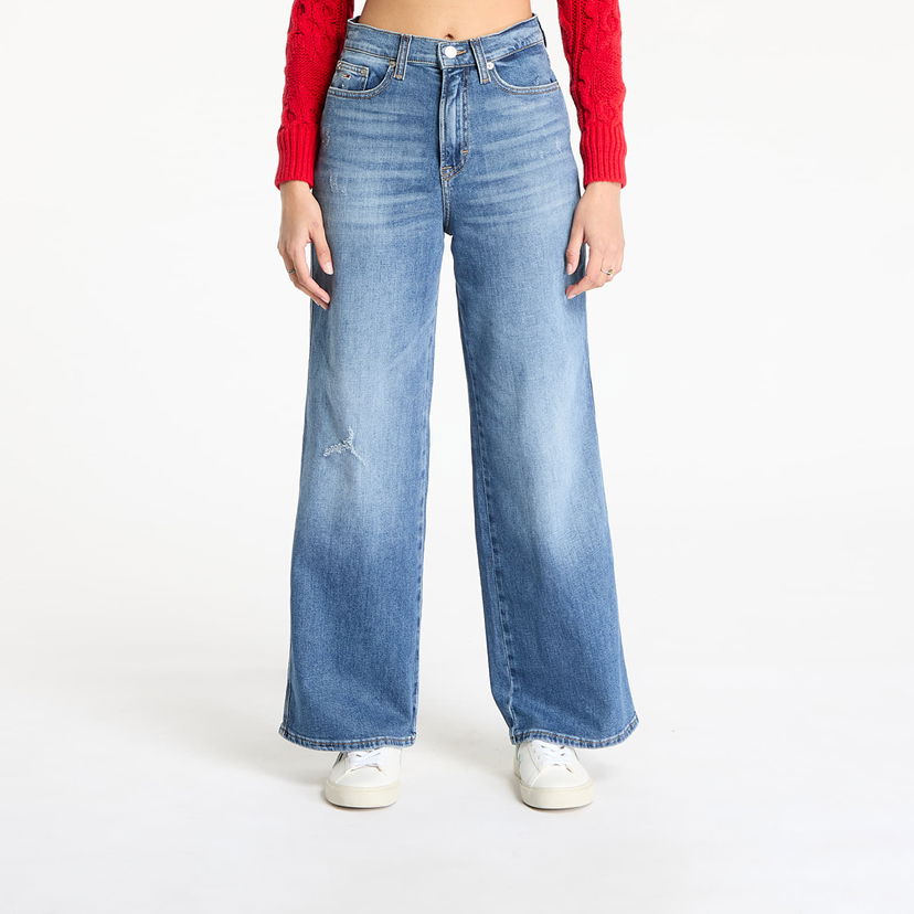 Kavbojke Tommy Hilfiger Tommy Jeans Claire High Wide Jeans W30/L32 Modra | DW0DW19582 1BK