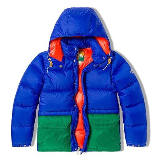 Puhovka The North Face Nuptse Colorblock  Puffer Jacket Modra | NF0A7QFD-0U5