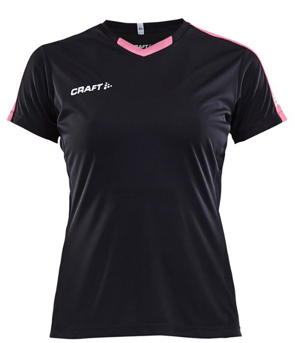 Majica Craft Contrast Jersey Short Sleeve Sports T-Shirt Črna | 1905567-9471