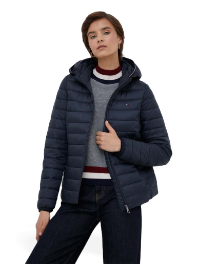 Puhovka Tommy Hilfiger Puffer Jacket Mornarica | WW0WW38927